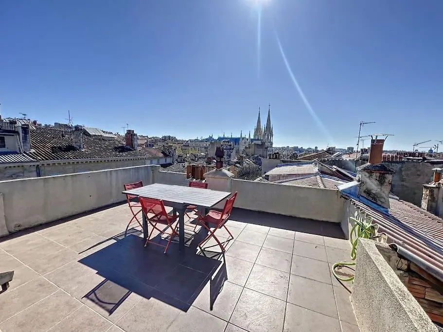 Tres Agreable T2 - Lumineux-Toit Terrasse-Centre Apartment Marseille France