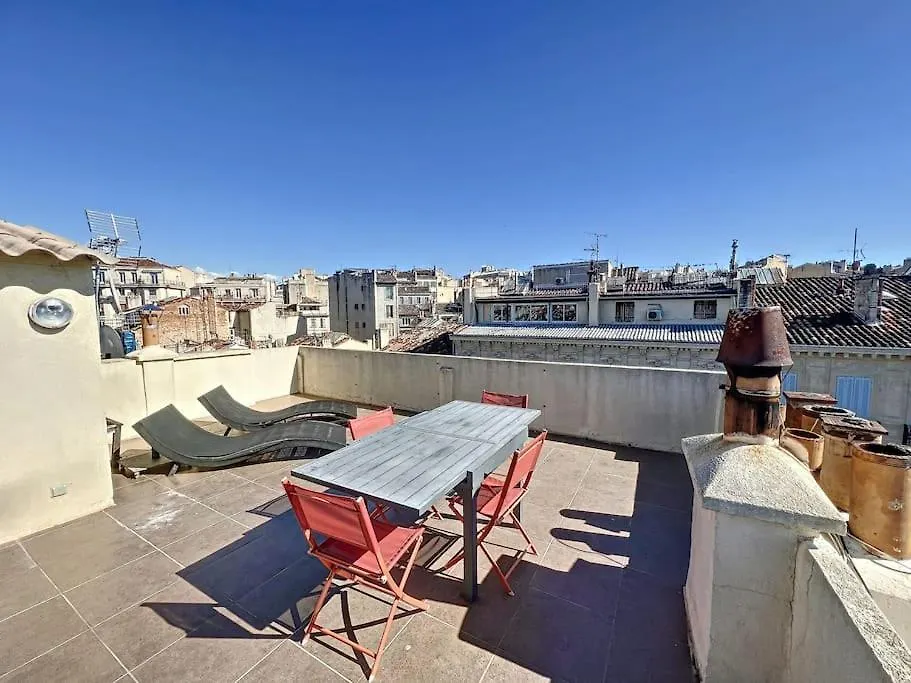 Tres Agreable T2 - Lumineux-Toit Terrasse-Centre Apartment Marseille